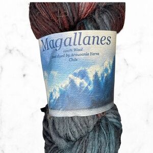 Hand Dyed Araucania Yarns / 2 Skeins 100% Wool / Magallanes - from Chile